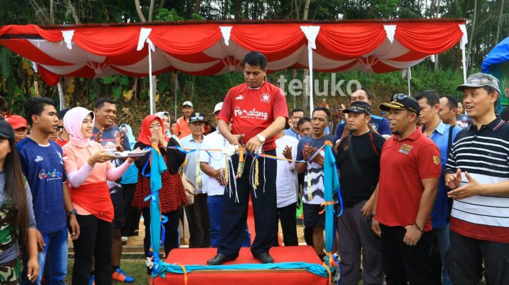 Peresmian Gelora Karya Muda Desa Sambeng oleh Bupati Pemalang, Bapak H. Junaedi SH. MM (doc: Te Tuko)